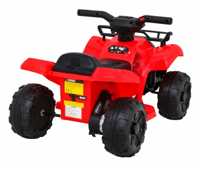 Children's Electric Quad Bike Red with MP3 USB and LED