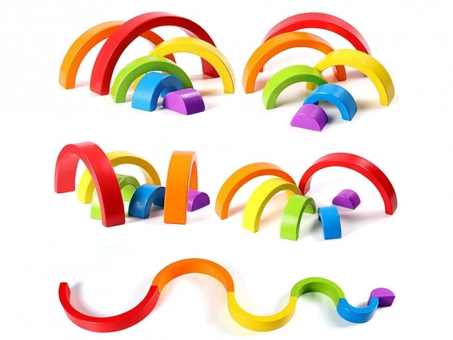 Montessori Wooden Rainbow Puzzle