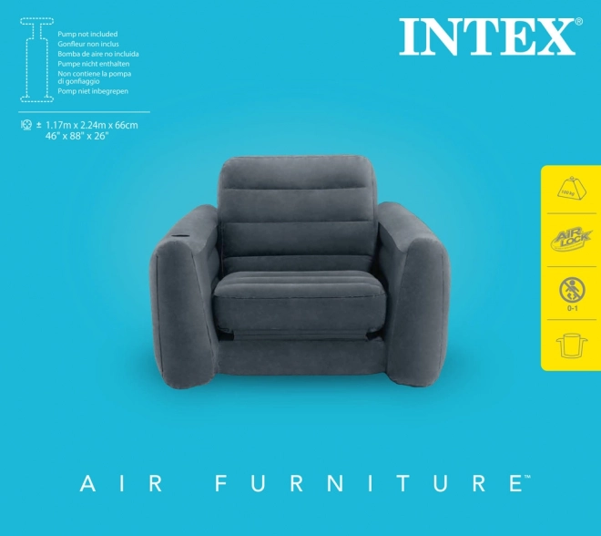 Inflatable Armchair Mattress 2in1 by Intex