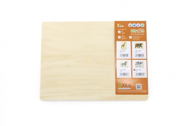 Wooden Montessori Puzzle - Cow