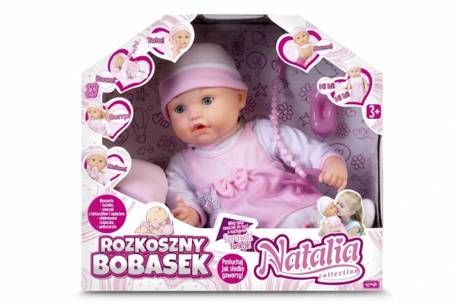Interactive baby doll with accessories