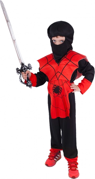 Children's Carnival Costume Red Ninja