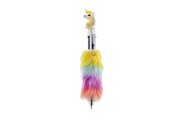 Unicorn Plush Pen with Multicolor Inks