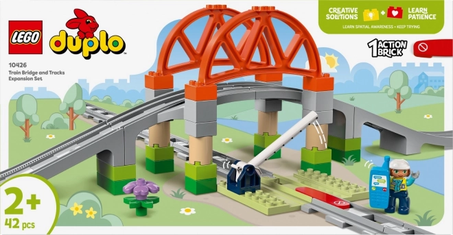 Lego Duplo Bridge and Train Tracks Expansion Set