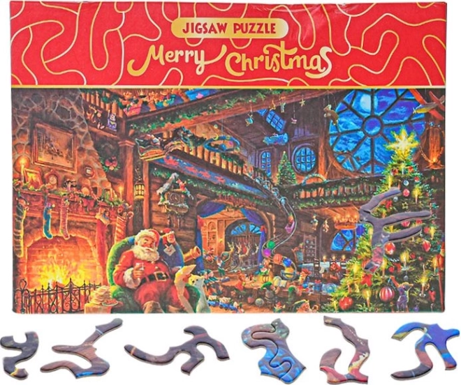 Christmas atmosphere at Santa’s home