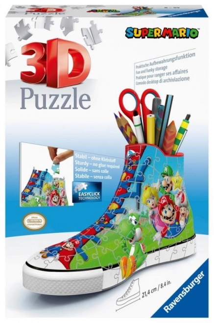 3D Sneaker Super Mario Puzzle