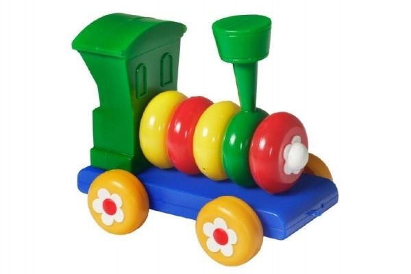 Assemble and Pull Plastic Train