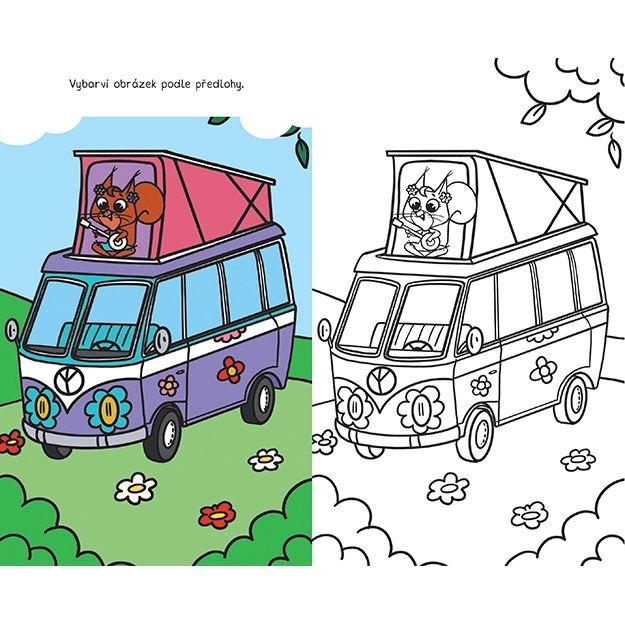 Travel Coloring Book: Transportation Theme