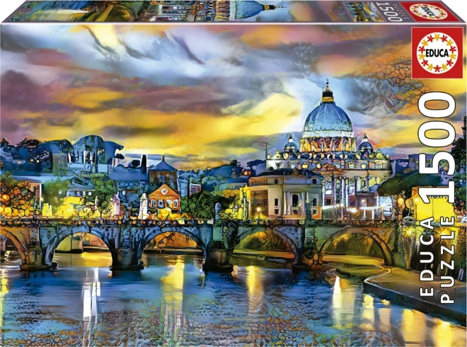 Educa puzzle St. Peter's Basilica and Angel Bridge 1500 pieces