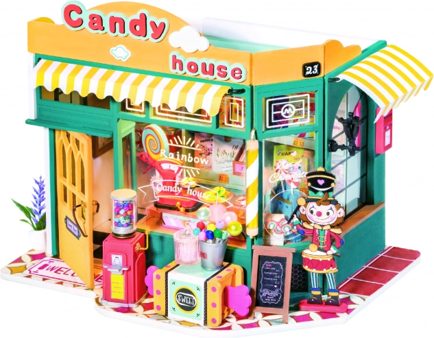 Casa di caramelle arcobaleno Rolife - Miniatura 3D