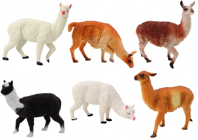 Alpaca Lama Farm Figurine Set