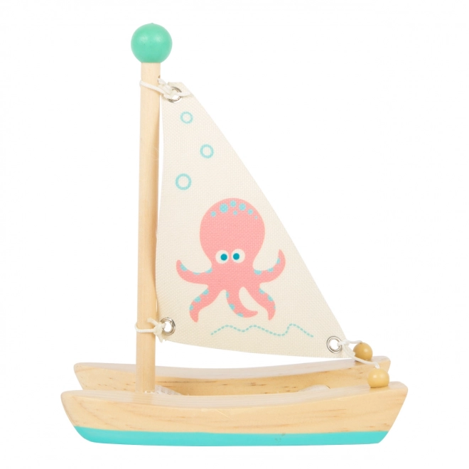 Small Foot Octopus Catamaran Bath Toy