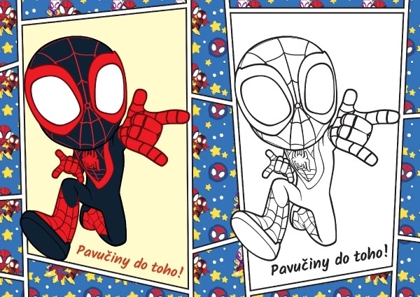 Spidey Coloring Book A5