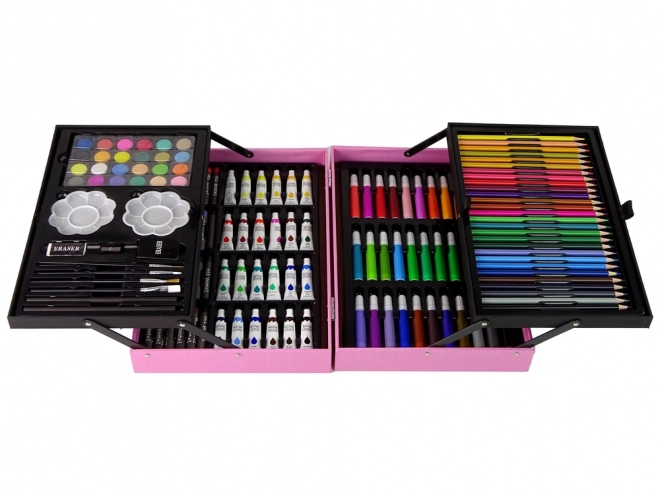 Large Pink Unicorn Art Set with 145 Pieces