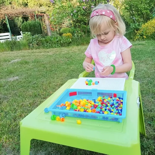 Mushroom Peg Board Puzzle