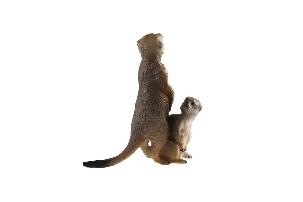 Meerkat with Baby Figurine