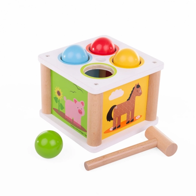 Wooden Farm Hammering Game