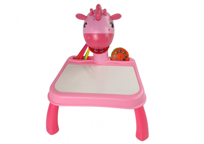 Dinosaur Projector Drawing Table Pink