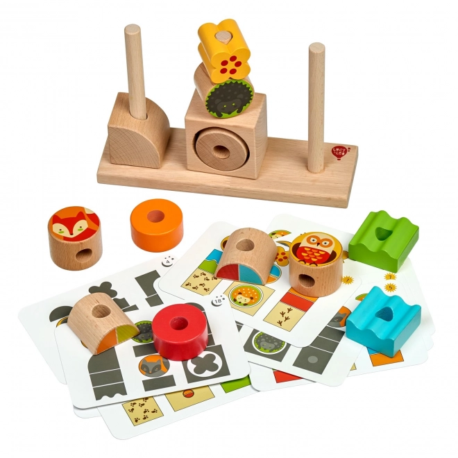 Lucy & Leo Wooden Day and Night Puzzle