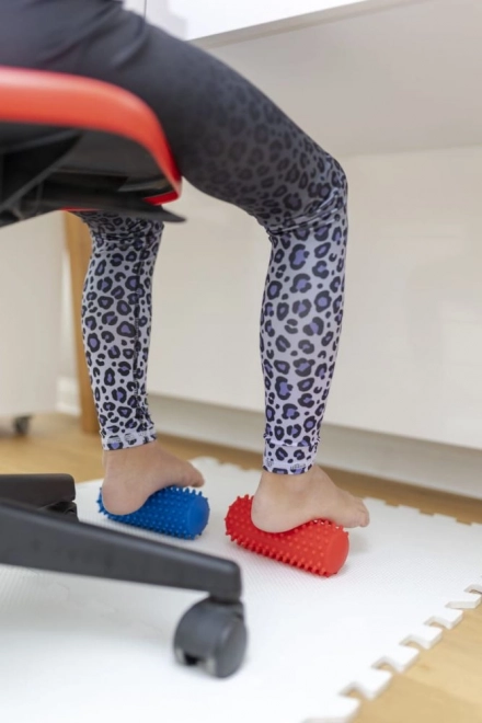 Blue Straight Massage and Rehabilitation Roller