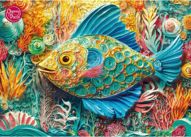 Paper Fish Jigsaw Puzzle 1000 Pieces