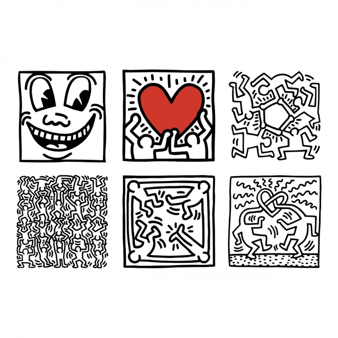 Vilac Picture Blocks with Keith Haring Art