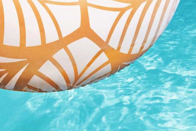 Swim Floating Ring with Backrest Orange