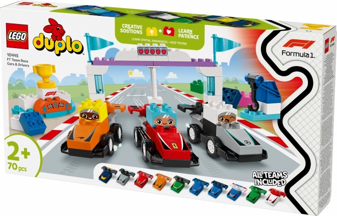 Duplo Formula 1 Cars & Drivers Set