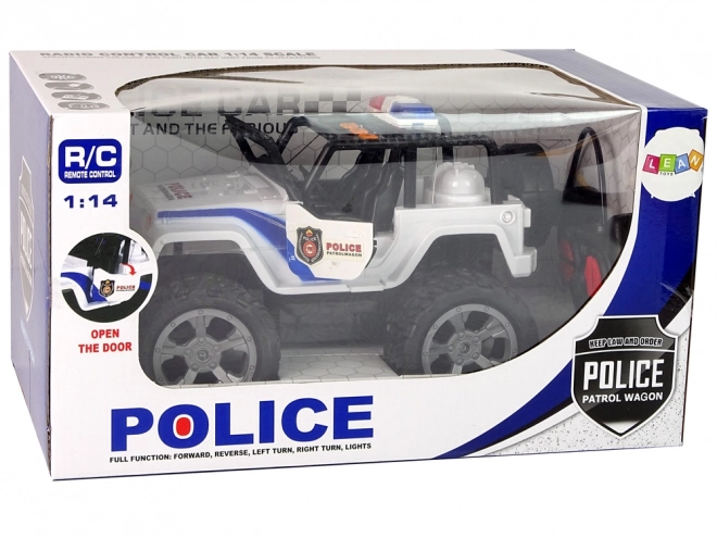 Remote Controlled Police Jeep with Light Effects