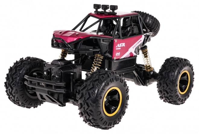 Red Rc Monster Rock Crawler 1:16