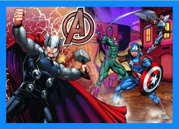 Brave Avengers 4 in 1 Puzzle by Trefl