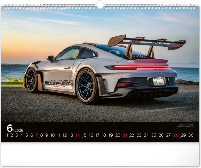 Wall Calendar Fast Cars 2026