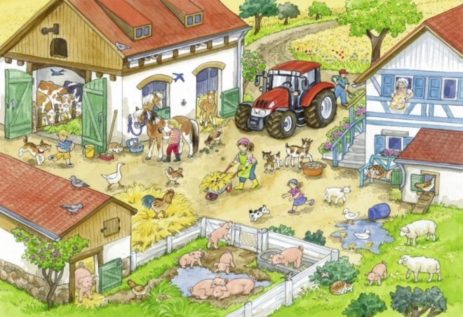 Ravensburger Puzzle Fun on the Farm 2x24 Pieces