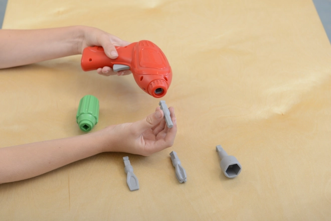 Masterkidz Tool Set with Drill and 8 Elements for STEM Science-Creative Board