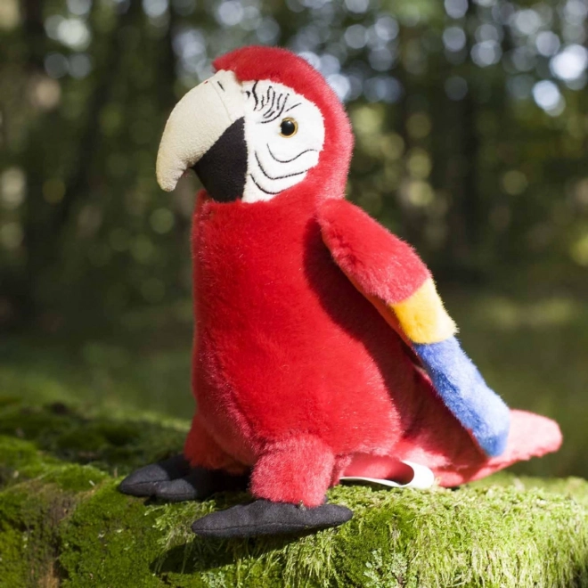 Plush Red Parrot Ara Eco-friendly