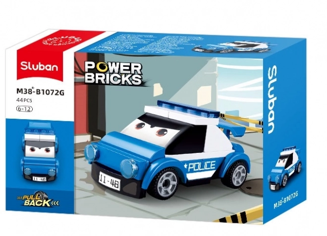 Sluban Wind-Up Police Car with Eyes