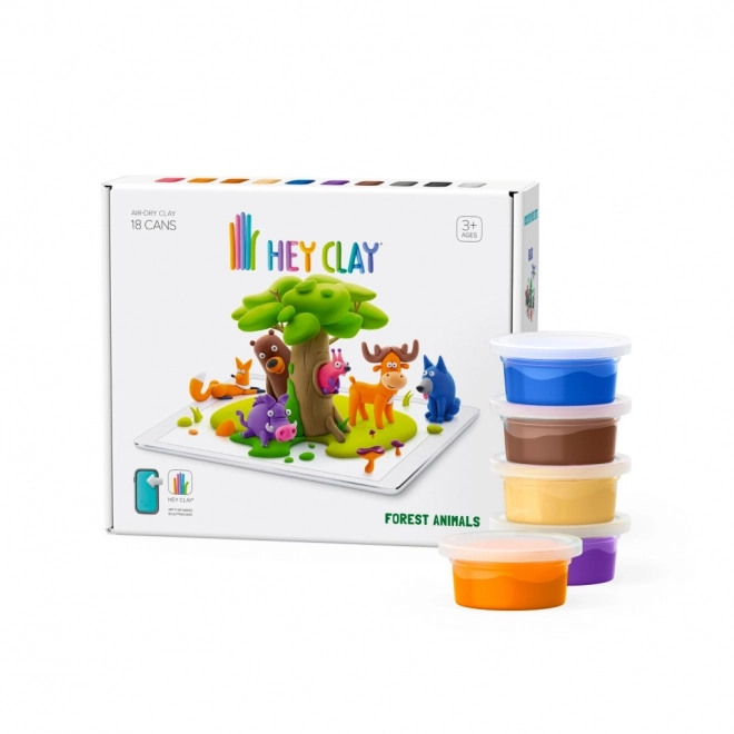 Hey Clay Forest Animals Craft Kit