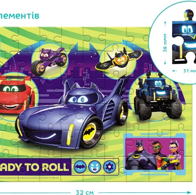 DODO Puzzle Batwheels: Fun Ride 60 Pieces