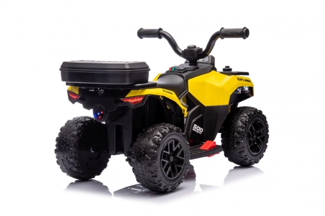 Quad elettrico per bambini giallo