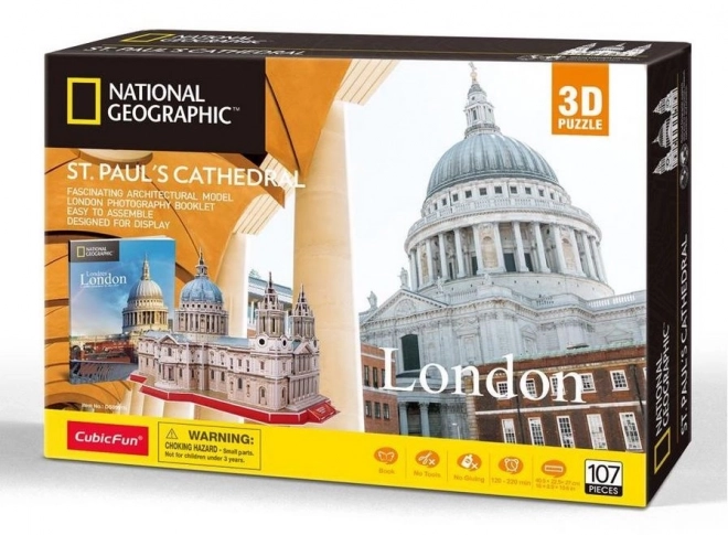 3D Puzzle St Paul's Cathedral - National Geographic Series by CubicFun