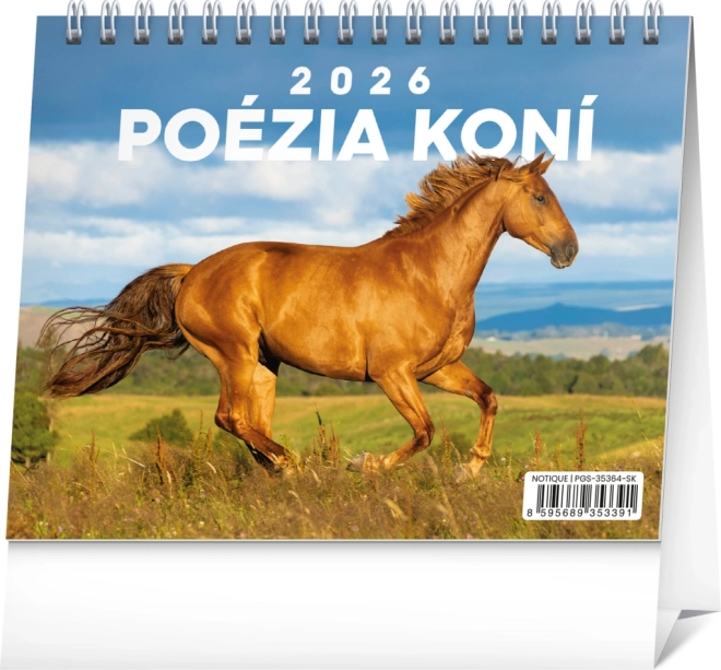 Notique Stolni kalendar Poezija konja 2026