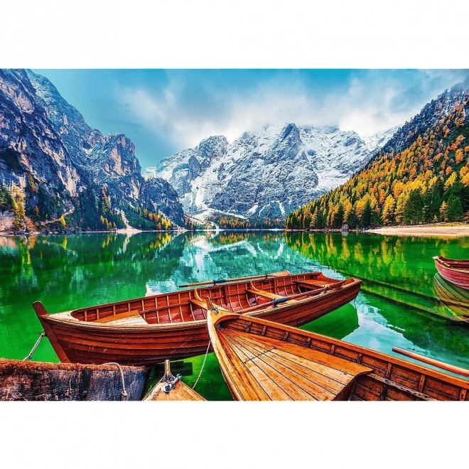 Jigsaw puzzle 500 db Braies-tó Olaszország