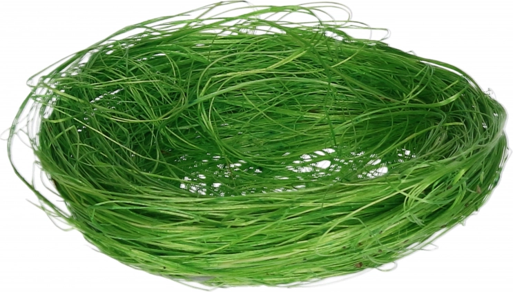 Nido decorativo verde 8 cm