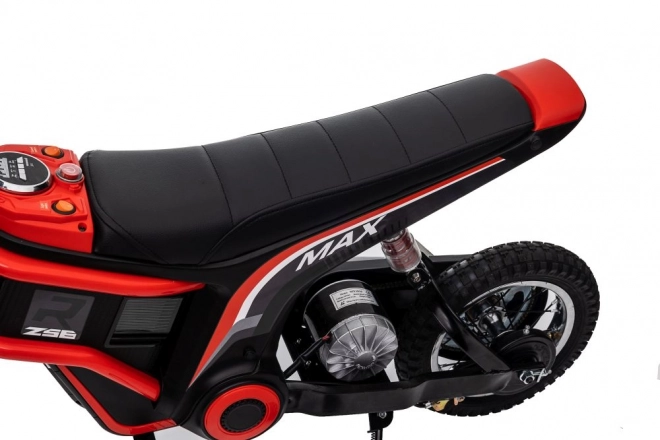 Red Battery-Powered Cross Motorcycle