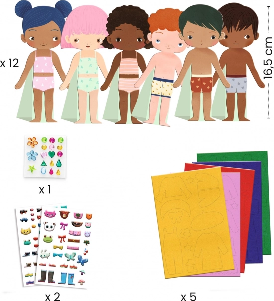 Creative Dress-Up Set Figures Djeco