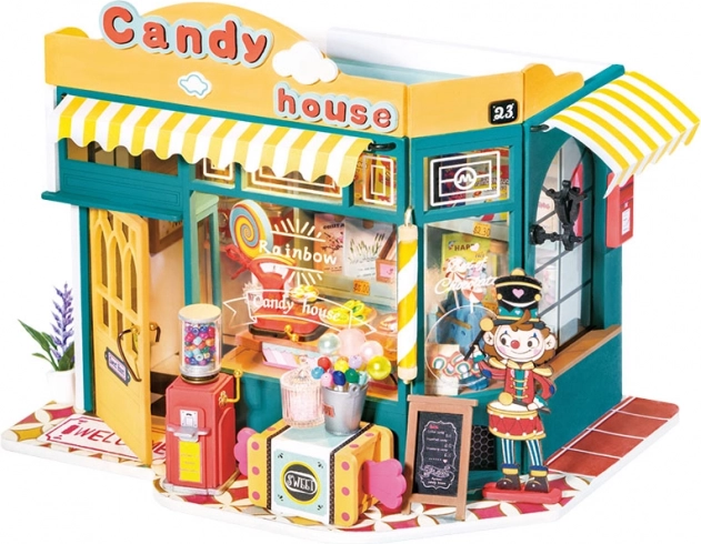 Casa di caramelle arcobaleno Rolife - Miniatura 3D