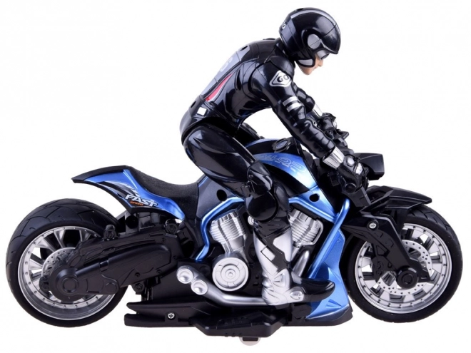 Remote Controlled Sport Motorcycle with Driver – Red