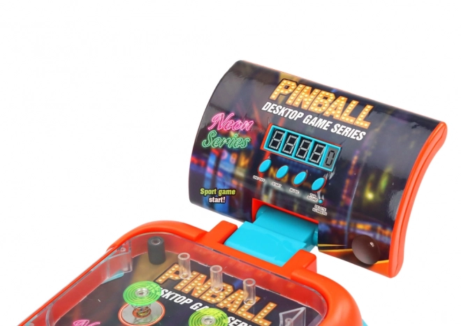 Pinball Game with LED Lights and Sound Effects