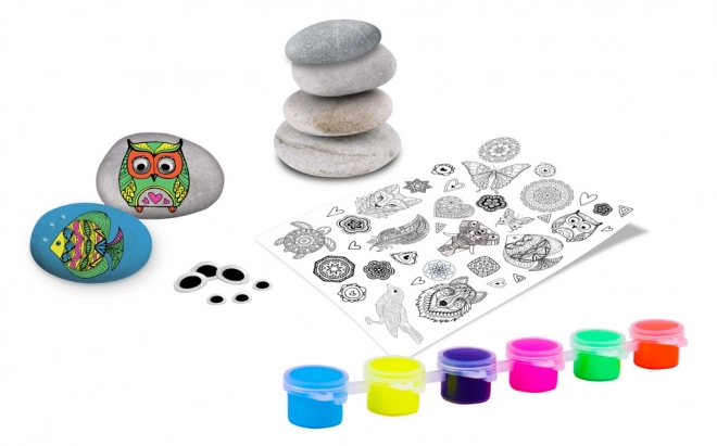 Neon Rock Painting Set