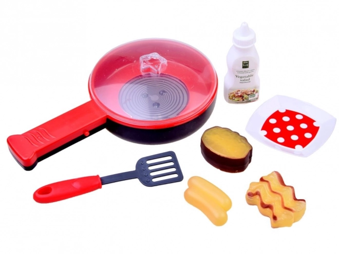 Magical Frying Pan Kitchen Toy Set with Frying Sounds